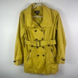 Jack by BB Dakota Tie Collar Double Breasted Coat